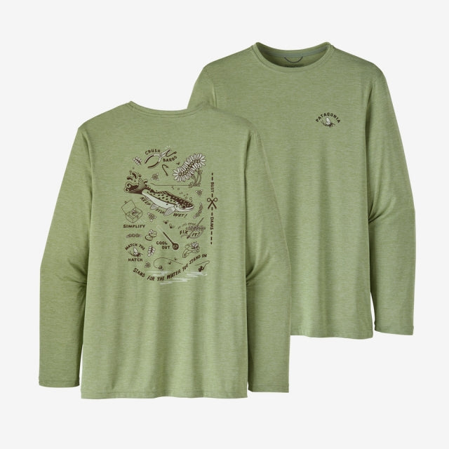 Men's L/S Cap Cool Daily Fish Graphic Shirt