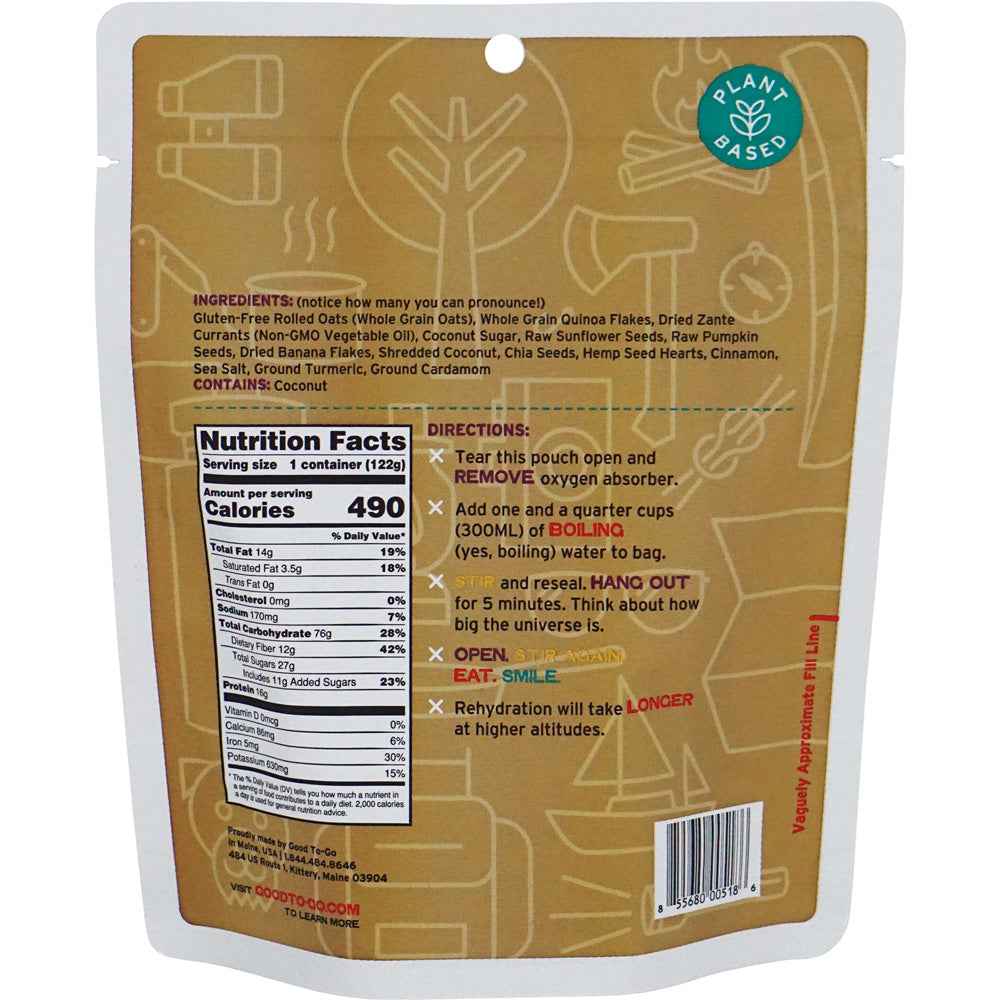 Good To-Go Oatmeal