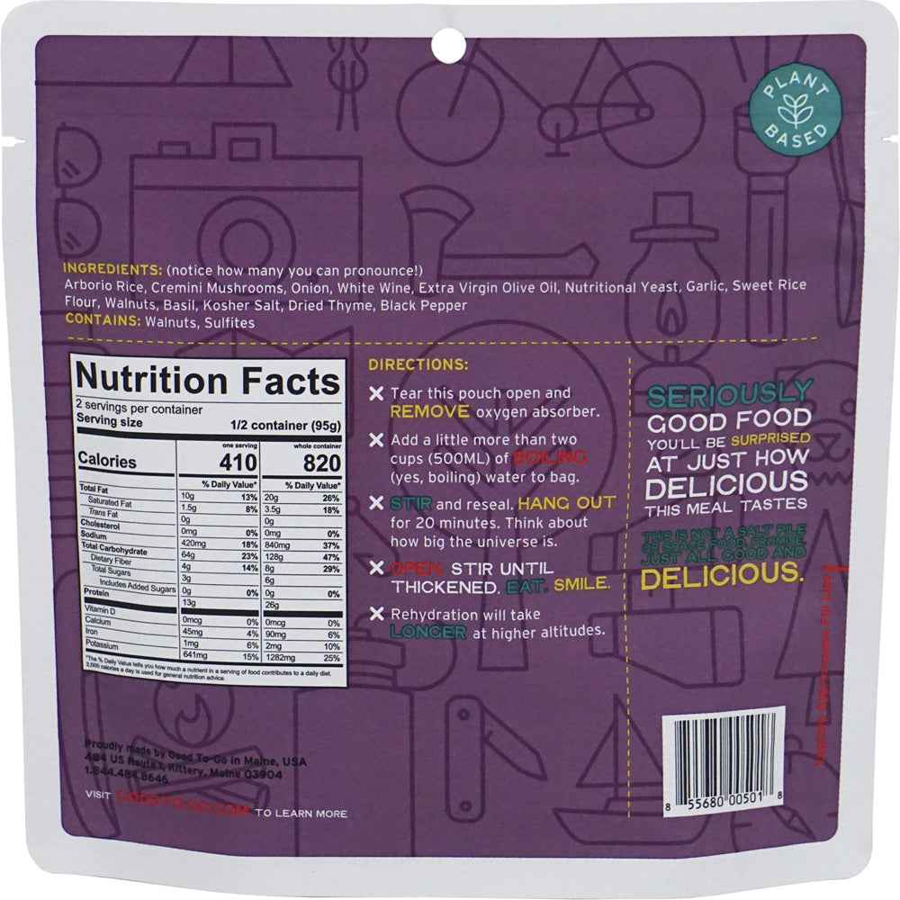 Good To-Go Herbed Mushroom Risotto