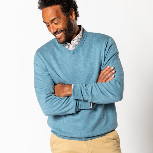 Men's Buckley Merino V-Neck Sweater
