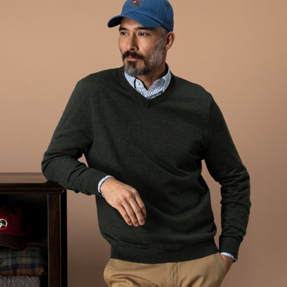 Men's Buckley Merino V-Neck Sweater