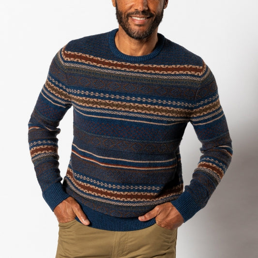 Men's Birch Fair Isle Crewneck Sweater