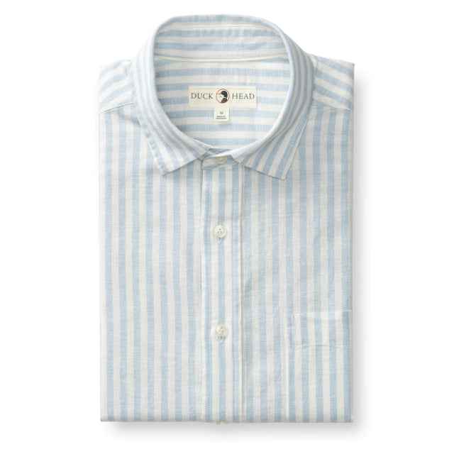 Men's Linen Cotton Oxford Sport Shirt
