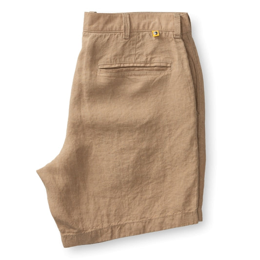 Men's 7" Gold School Linen Short