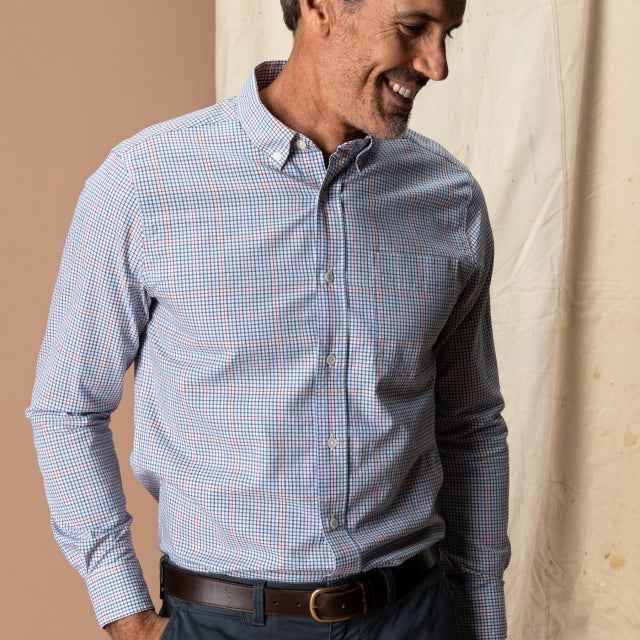 Men's Cotton Twill Sport Shirt