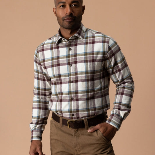 Men's Cotton Flannel Sport Shirt