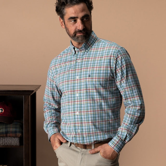 Men's Performance Poplin Sport Shirt