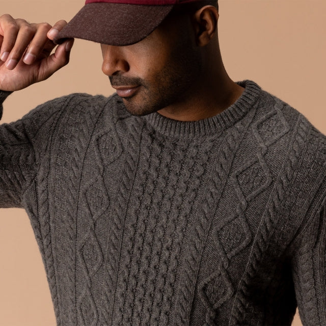 Men's Fisherman Merino Crewneck Sweater