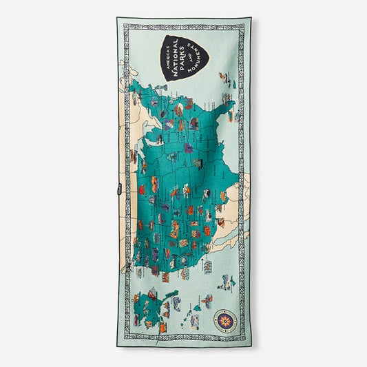 Original Towel: National Parks and Monuments Map