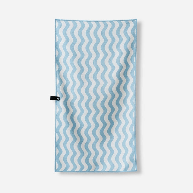 Fitness Towel: Calm Seas Pale Blue Sky