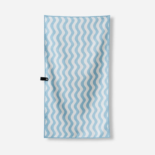 Fitness Towel: Calm Seas Pale Blue Sky