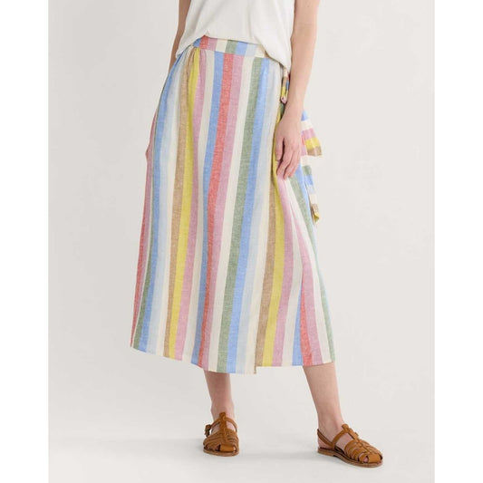 Women's Linen Wrap Skirt