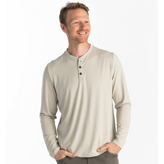 Men's Bamboo Flex Long Sleeve Henley