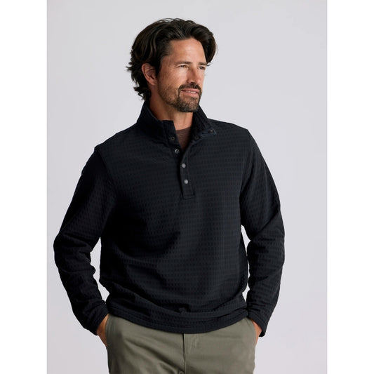Gridback Fleece Snap Pullover