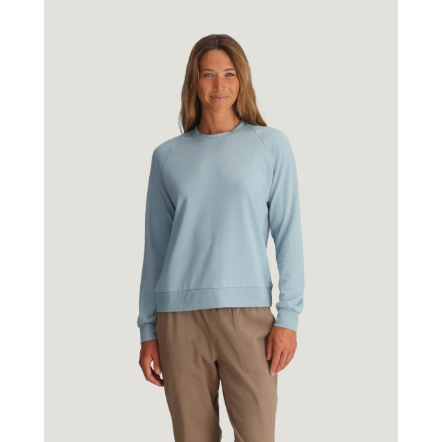 Women's Bamboo Lightweight Fleece Crew - Earth's Edge