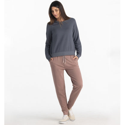 Women's Bamboo Lightweight Fleece Crew - Earth's Edge