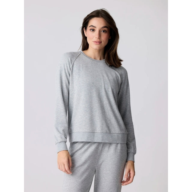 Women's Bamboo Lightweight Fleece Crew - Earth's Edge