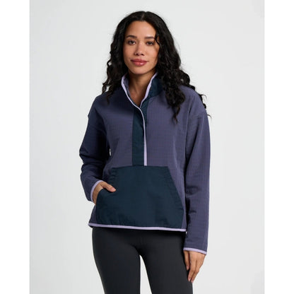 Women's Gridback Fleece Snap Pullover