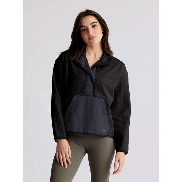 Women's Gridback Fleece Snap Pullover