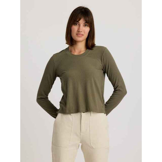 Women's Ribbed Bamboo Long Sleeve