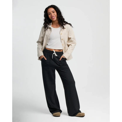 Women's Bamboo Lightweight Fleece Wide Leg Pant