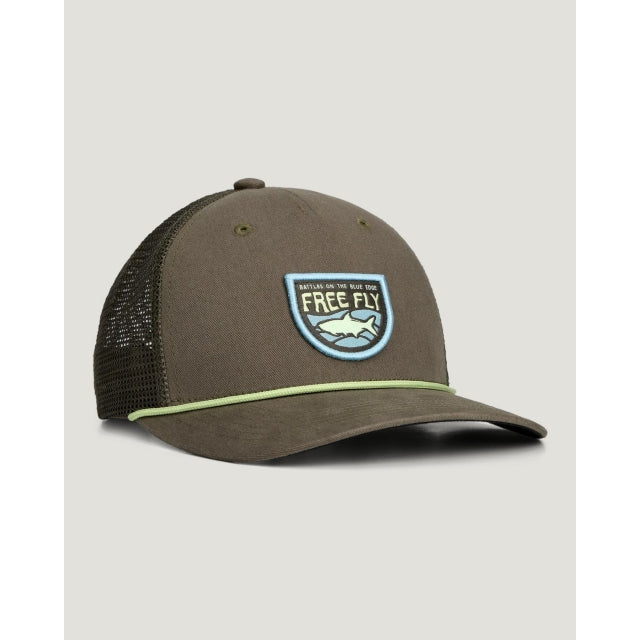 Youth Blue Edge Trucker Hat