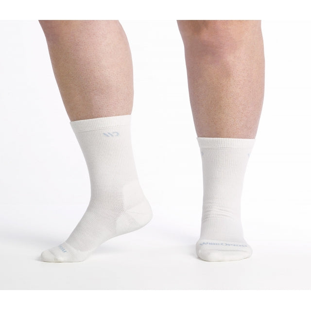 Solid Basic Cushioned Crew Socks