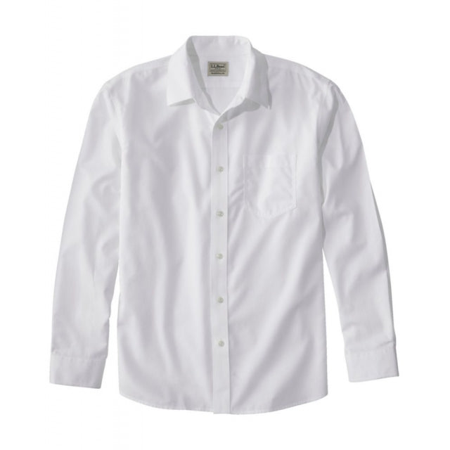 Bean's Everyday Wrinkle Free Shirt Long Sleeve Traditional Fit Men's Regular