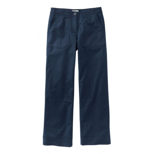 Signature Cotton Tencel Utility Mid-Rise Wide Leg Ankle Pant Women's Regular