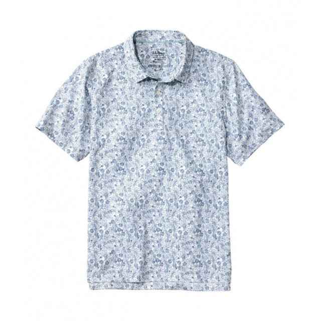 Comfort Stretch Performance Party Polo Short Sleeve Print Men's Regular