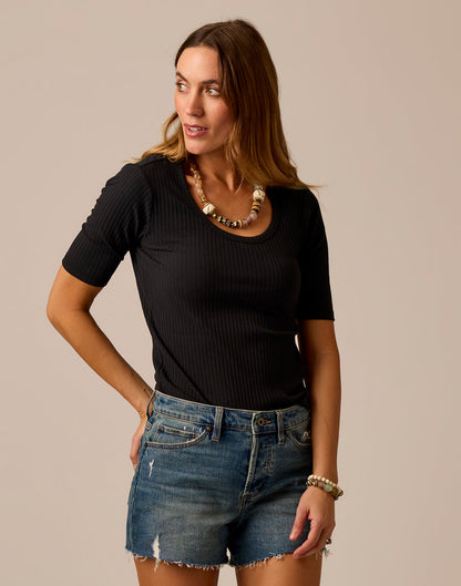 Asher Rib Top - Earth's Edge