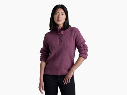 Women's Fireside Henley Sweater - Earth's Edge