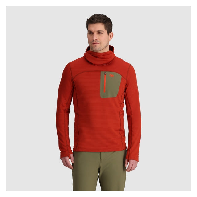 Men's Vigor Grid Fleece Pullover Hoodie