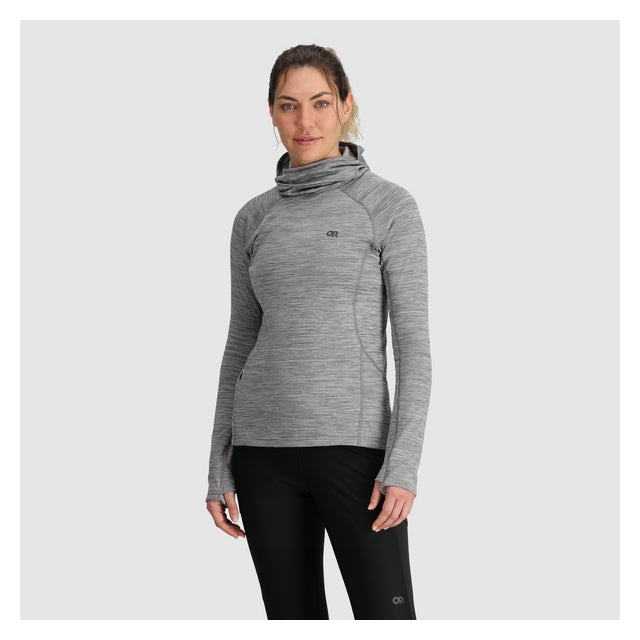 Women's Vigor Grid Fleece Pullover Hoodie