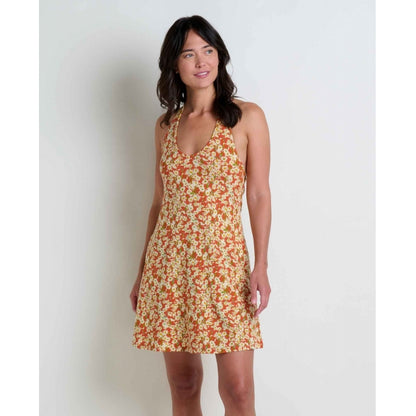 Women's Plumeria Halter SL Dress
