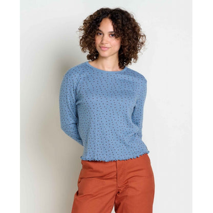 Foothill Pointelle LS Crew II - Earth's Edge