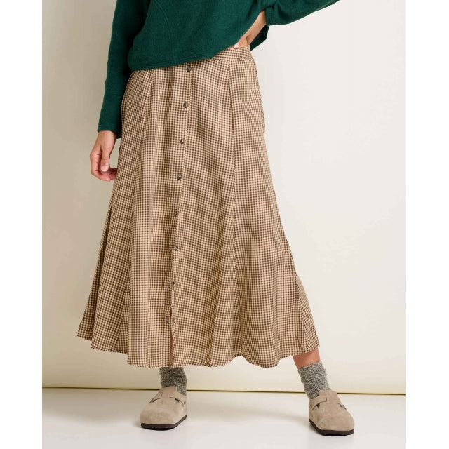 Manzana Paneled Midi Skirt - Earth's Edge