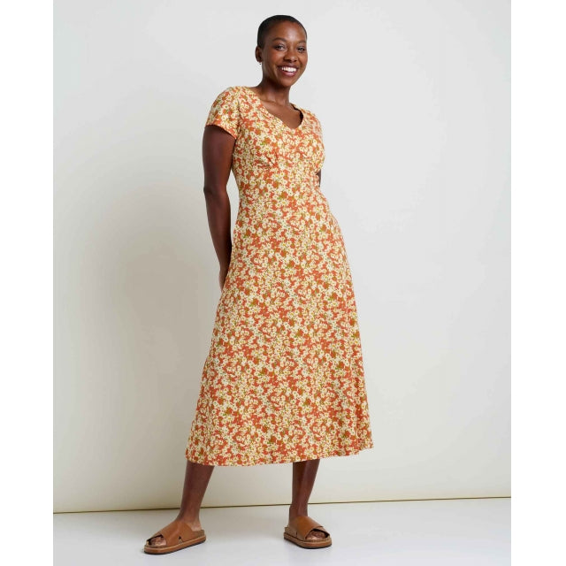 Women's Rose Midi Dress