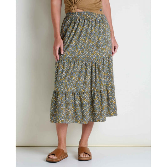 Women's Sunkissed Tiered Midi Skirt