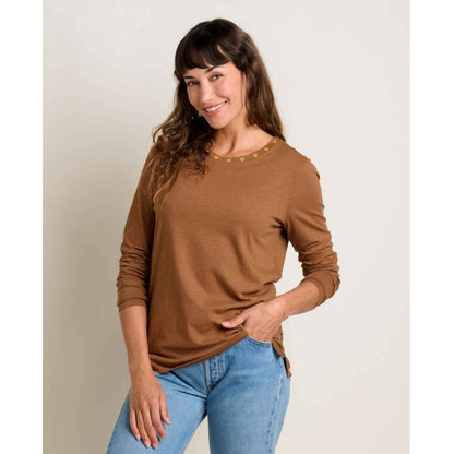 Women's Primo LS Crew Embroidered