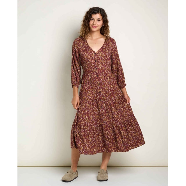 Manzana Tiered Midi Dress