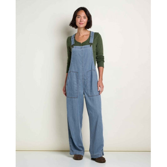 Women's Piñon Soft Denim Wide Leg Overall