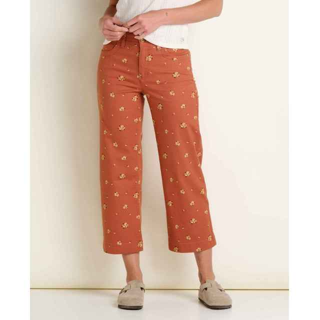Women's Earthworks Wide Leg Crop Pant