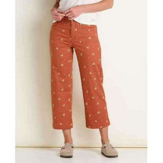 Women's Earthworks Wide Leg Crop Pant