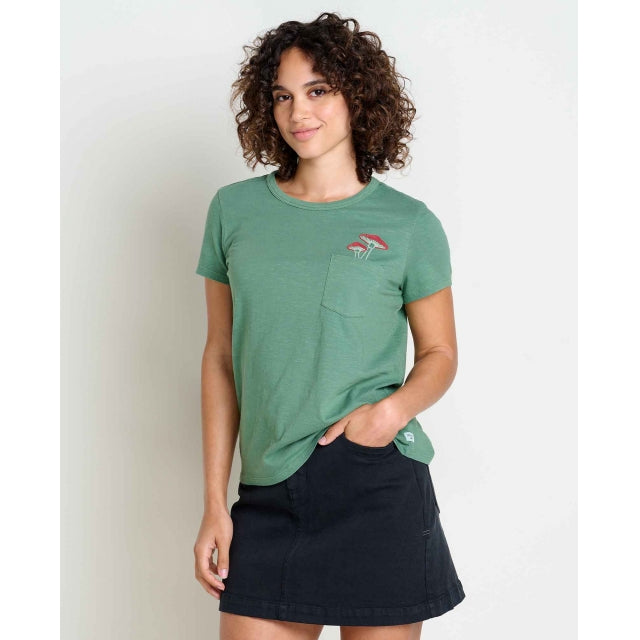 Women's Primo SS Crew Embroidered