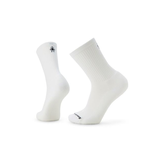 Unisex Everyday Solid Rib Crew Socks