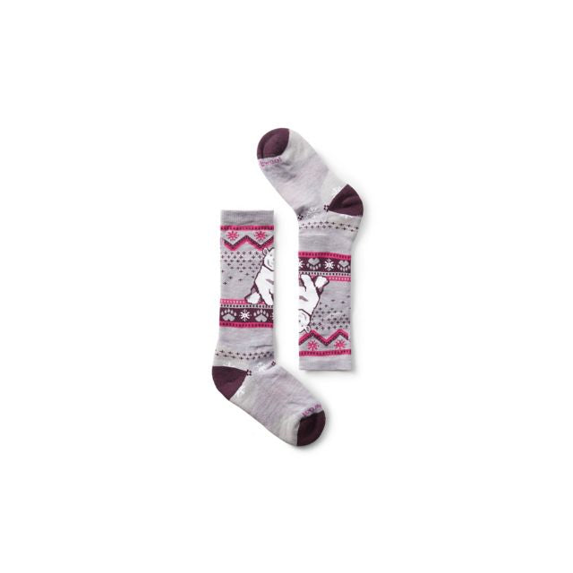 Kids' Wintersport Polar Bear Pattern Over The Calf Socks