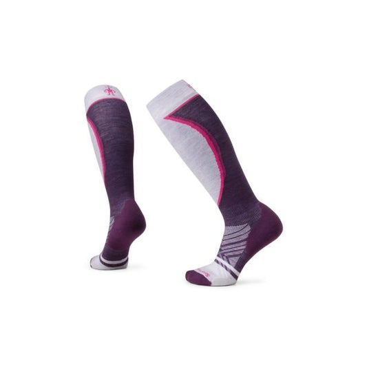 Women's Ski Targeted Cushion Extra Stretch Over The Calf Socks