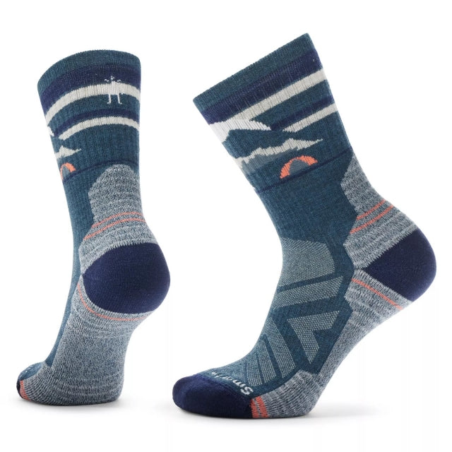 Women's Hike Light Cushion Mountain Moon Crew Socks