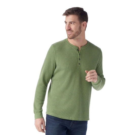 Men's Waffle Long Sleeve Henley